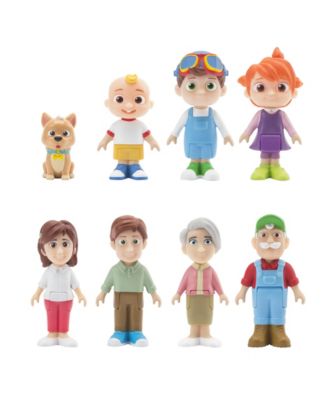 Cocomelon Figure Family Pack Set, 8 Pieces image number null