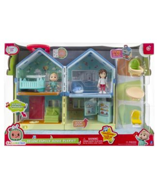 Cocomelon Delux Family House Feature Play Set, 8 Pieces
