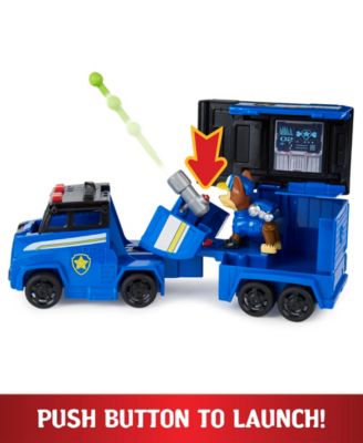 PAW Patrol Big Truck Pup's Chase Transforming Toy Trucks with Collectible Action Figure image number null