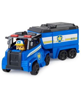 PAW Patrol Big Truck Pup's Chase Transforming Toy Trucks with Collectible Action Figure image number null