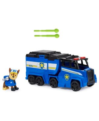 PAW Patrol Big Truck Pup's Chase Transforming Toy Trucks with Collectible Action Figure