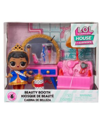 LOL Surprise! Furniture Playset with Doll - Her Majesty and Beauty Booth image number null