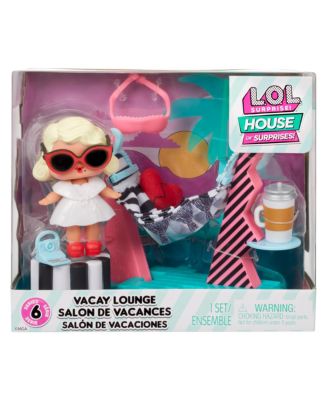LOL Surprise! Furniture Playset with Doll - Leading Baby and Vacay Lounge image number null
