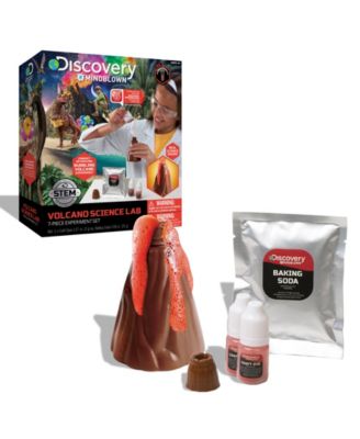 Discovery #MINDBLOWN Volcano Science Lab Hands On Kids Experiment Set, 7 Piece