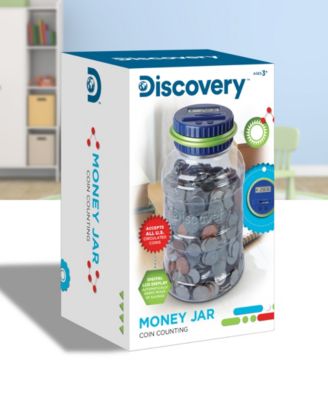 Discovery Kids Digital Coin-Counting Money Jar with LCD Screen image number null