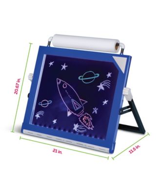 Geoffrey's Toy Box Kid's Art Tabletop 3 in 1 LED Easel Set, Created for Macy's image number null