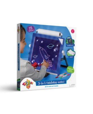 Geoffrey's Toy Box Kid's Art Tabletop 3 in 1 LED Easel Set, Created for Macy's