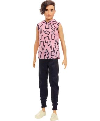 Barbie Ken Fashionistas Doll with Brown Hair in Hoodie