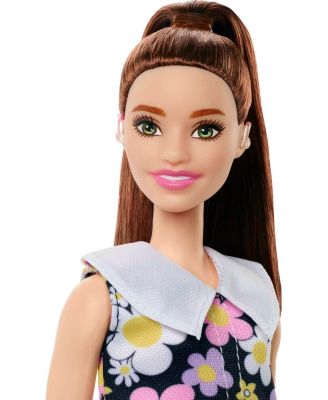 Barbie Fashionistas Doll with Shift Dress and Hearing Aids image number null