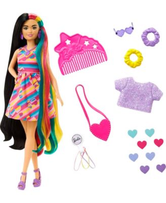 Barbie Totally Hair Heart Themed Doll image number null
