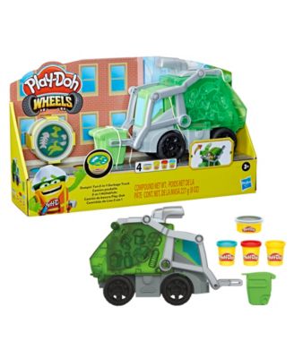 Play-Doh Wheels Dumping Fun 2 in 1 Garbage Truck image number null