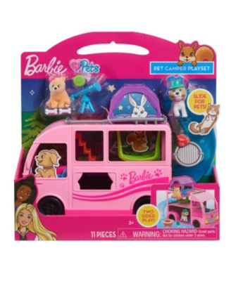 Barbie Pet Camper Set, 10 Piece