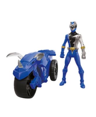 Power Rangers Rip N Go Tricera Battle Rider and Dino Fury Blue Ranger
