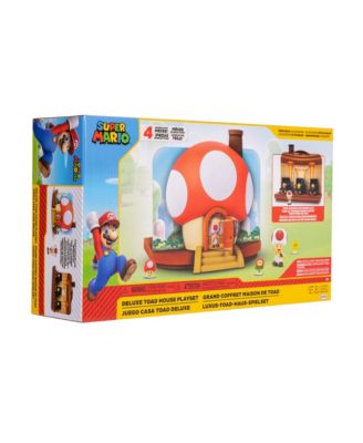 World of Super Mario Nintendo 2.5" Deluxe Toad House Playset image number null