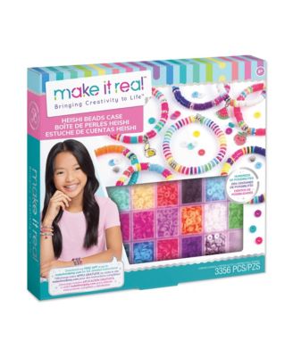 Make It Real Heishi Bead Kit Do It Yourself Bracelet Kit image number null