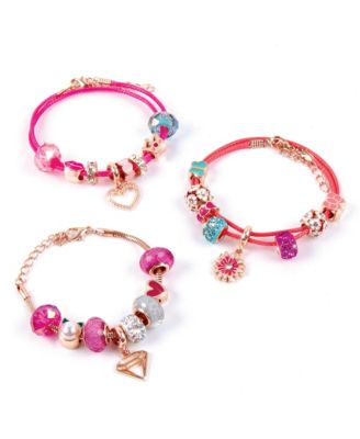 Make It Real Halo Charms Think Pink Do It Yourself Bracelet Kit image number null