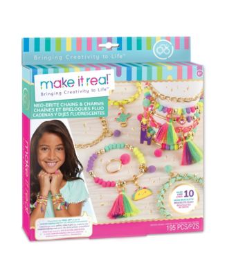 Make It Real Neobrite Chains Charms Do It Yourself Bracelet Kit