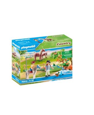 PLAYMOBIL 55 Pieces Adventure Pony Ride Set image number null