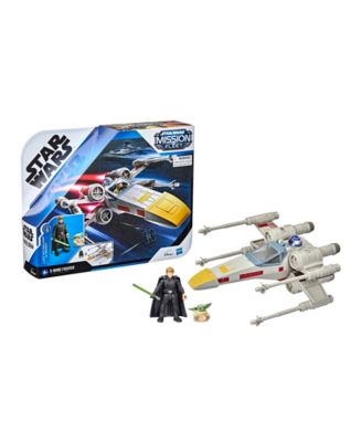 Star Wars Mission Fleet Luke Skywalker Grogu X-wing Fighter-Mandalorian image number null