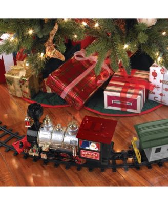 CLOSEOUT! Blue Hat Toy Company 30-Piece Classic Motorized Train Set, Created for Macy's image number null