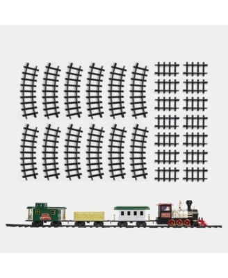 CLOSEOUT! Blue Hat Toy Company 30-Piece Classic Motorized Train Set, Created for Macy's image number null