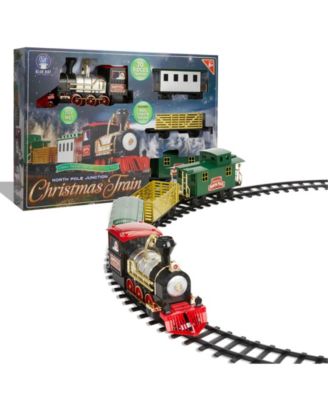 CLOSEOUT! Blue Hat Toy Company 30-Piece Classic Motorized Train Set, Created for Macy's
