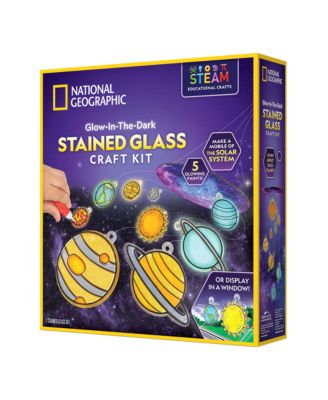 National Geographic Stained Glass Solar System Craft Kit