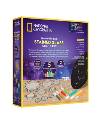 National Geographic Stained Glass Solar System Craft Kit image number null