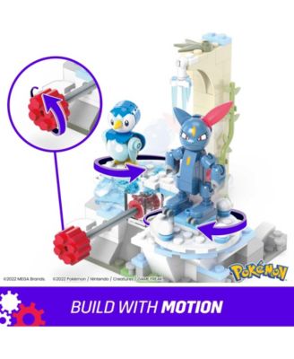 Mega Construx Pokemon Piplup and Sneasel's Snow Day Piece Building Set image number null