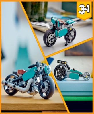 LEGO® Creator 3in1 Vintage Motorcycle 31135 Building Set, 128 Pieces image number null