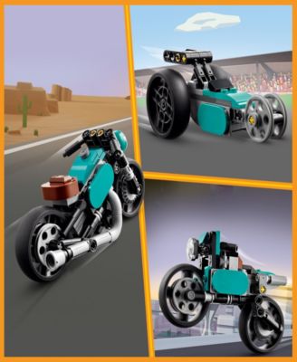 LEGO® Creator 3in1 Vintage Motorcycle 31135 Building Set, 128 Pieces image number null