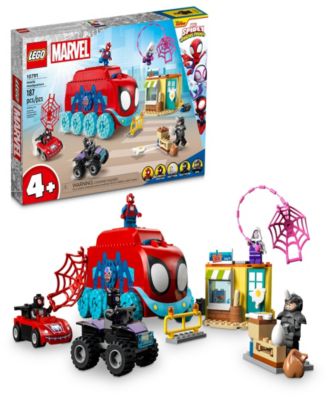 LEGO® Marvel Team Spidey's Mobile Headquarters 10791 Building Toy Set, 187 Pieces image number null
