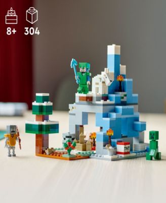LEGO® Minecraft The Frozen Peaks 21243 Building Toy Set, 304 Pieces image number null