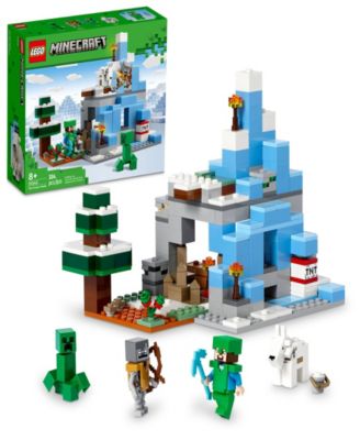 LEGO® Minecraft The Frozen Peaks 21243 Building Toy Set, 304 Pieces