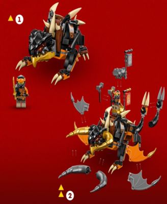 LEGO® Ninjago Cole's Earth Dragon Evo 71782 Building Toy Set, 285 Pieces image number null