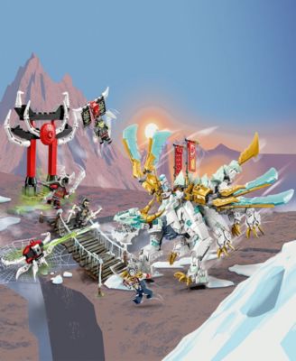 LEGO® Ninjago Zane's Ice Dragon Creature 71786 Building Toy Set, 973 Pieces image number null