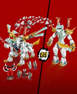 LEGO® Ninjago Zane's Ice Dragon Creature 71786 Building Toy Set, 973 Pieces image number null