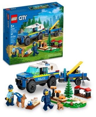 LEGO® City Mobile Police Dog Training 60369 Building Toy Set, 197 Pieces