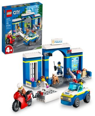 LEGO® City Police Police Station Chase 60370 Building Set, 172 Pieces