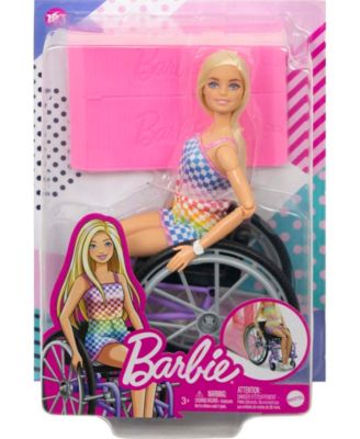 Barbie Fashionistas Doll with Wheelchair and Ramp and Blonde Hair image number null