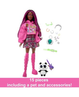 Barbie Extra Doll with Pet Panda image number null
