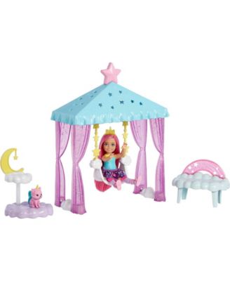 Barbie Dreamtopia Chelsea Doll Nurturing Fantasy Playset and Pet Kitten