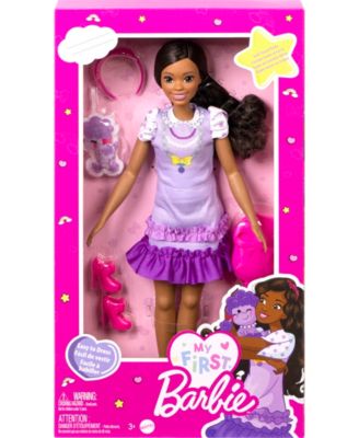 Barbie My First Doll with Black Hair and Poodle image number null