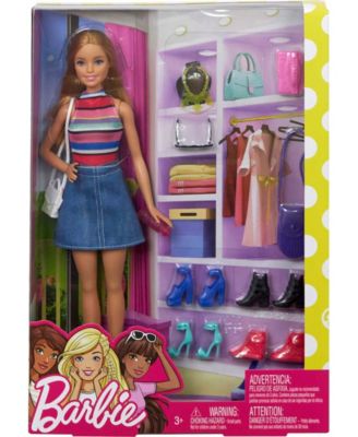 Barbie Doll and Shoes Playset image number null