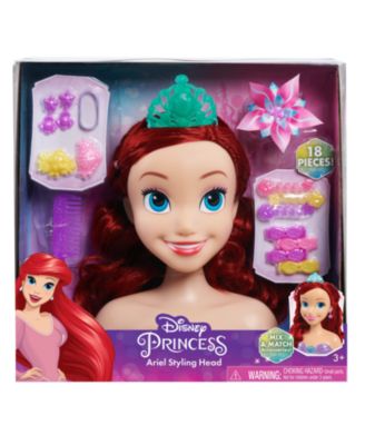 Disney Princess Ariel Styling Head, Pretend Play
