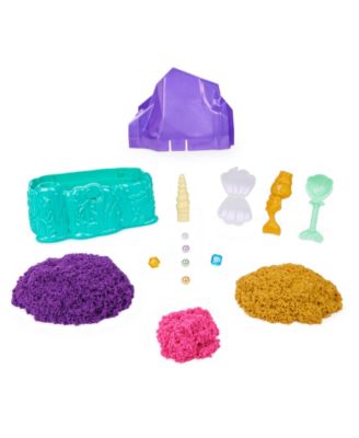 Mermaid Crystal Playset, Gold Shimmer Sand, Storage and Tools  image number null