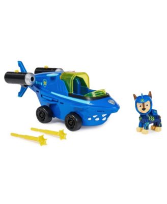 PAW Patrol Aqua Pups, Chase Shark Vehicle with Collectible Action Figure