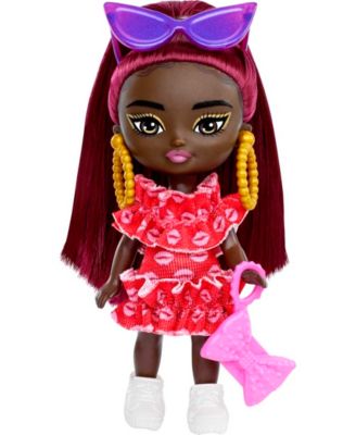 Barbie Extra Mini Minis Doll with Burgundy Hair