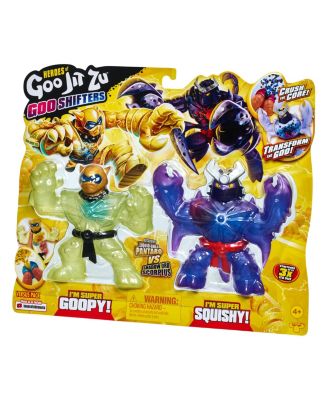 Heroes of Goo Jit Zu Goo Shifters Hero, Super Stretchy, Super Squishy Goo  Filled Toy with a Unique Goo Transformation, Styles May Vary, Boys, Ages 4+