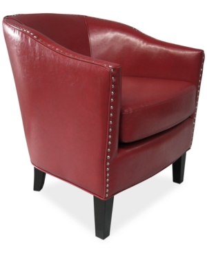 UPC 675716508500 product image for Josie Faux Leather Accent Chair, Direct Ship | upcitemdb.com